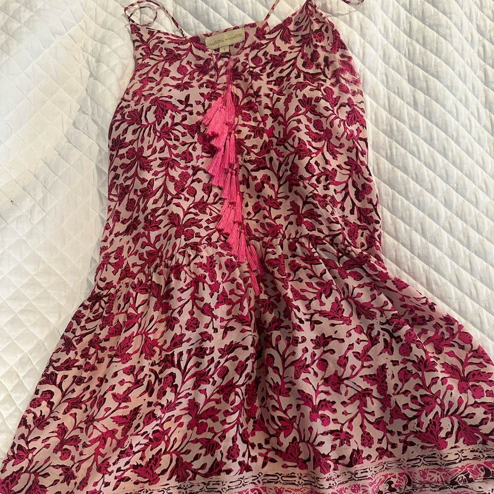 Natalie Martin Summer Mini Dress Pink